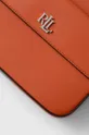 oranžová Kožená kabelka Lauren Ralph Lauren