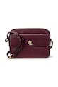 Lauren Ralph Lauren torebka skórzana skóra licowa czerwony 431926645