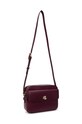 Akcesoria Lauren Ralph Lauren torebka skórzana 431926645 czerwony