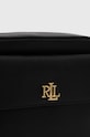 Αξεσουάρ Δερμάτινη τσάντα Lauren Ralph Lauren 431926645 μαύρο
