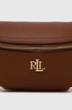 Αξεσουάρ Δερμάτινη τσάντα Lauren Ralph Lauren 431934832 καφέ
