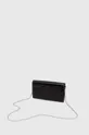 μαύρο Δερμάτινη τσάντα ώμου Lauren Ralph Lauren