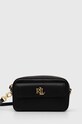 Шкіряна сумочка Lauren Ralph Lauren чорний 432934353