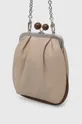 Δερμάτινη τσάντα Weekend Max Mara Κύριο υλικό: 100% Φυσικό δέρμα Φόδρα: 100% Πολυεστέρας