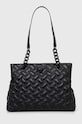 Kožená kabelka Kurt Geiger London usňová koža čierna 1269100109