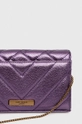 violetto Kurt Geiger London pochette di pelle