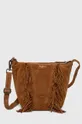 marrone Pepe Jeans borsa in pelle scamosciata KADE ANGIE Donna