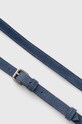Pepe Jeans geanta de mana din piele intoarsa albastru PL031532