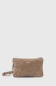 Pepe Jeans geanta de mana din piele intoarsa nu incape in A4 bej PL031532