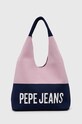 Pepe Jeans poseta incape in A4 bleumarin PL031536