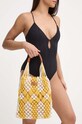 Torba Pepe Jeans YASMIN SOLEIL imitacija zrnate kože zlatna PL031546