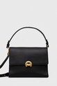 Coccinelle poseta de piele uni negru E1.P7P.18.01.21