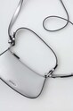 Kožená kabelka Coccinelle E5.QRS.52.01.01 stříbrná SS24