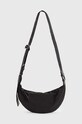 Сумочка AllSaints Half Moon гладкий чорний W001XZ