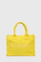 κίτρινο Βαμβακερή τσάντα Pinko Γυναικεία