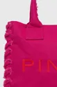 Pamučna torba Pinko Temeljni materijal: 100% Pamuk Podstava: 100% Poliester