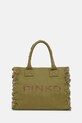 Bavlnená taška Pinko zelená 100782.A1WQ