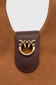 Accessori Pinko borsa in pelle scamosciata 102785.A0YG marrone