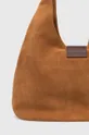 marrone Pinko borsa in pelle scamosciata