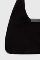 czarny Pinko torebka zamszowa