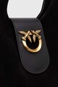 Accesorii Pinko geanta de mana din piele intoarsa 103275.A0YG negru