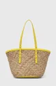 Plážový košík Pinko 1. látka: 100 % Bambus 2. látka: 100 % Prírodná koža 3. látka: 100 % Recyklovaný nylon