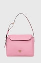 Kožená kabelka Pinko usňová koža ružová 101442.A0QO