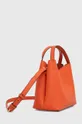 Usnjena torbica Furla oranžna