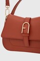 Furla torebka skórzana pomarańczowy WB01032.BX2045.CL000