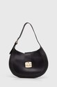 Шкіряна сумочка Furla лицьова шкіра чорний WB01230.BX0053.O6000