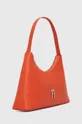 Δερμάτινη τσάντα Furla πορτοκαλί
