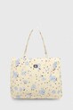 Τσάντα United Colors of Benetton υφασμάτινο κίτρινο 6RIPDY043
