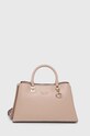 Τσάντα Guess απομίμηση λείου δέρματος μπεζ HWVG92.25060