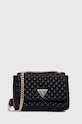 Τσάντα Guess απομίμηση λείου δέρματος μαύρο HWQG92.36210