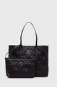 Guess torebka VIKKY mieści A4 czarny HWQM93.18290