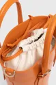 oranžna Usnjena torbica Guess DIANA