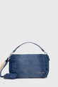 Desigual torebka DENIM PRIORI LOVE nie mieści A4 granatowy 24SAXD03
