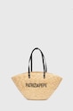 Patrizia Pepe torebka tekstylny beżowy 2B0046.L070A
