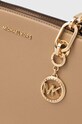 Кожаная сумочка MICHAEL Michael Kors бежевый 30S4GCYS2T