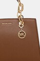 Δερμάτινη τσάντα MICHAEL Michael Kors καφέ 30S4GCYS2T