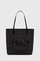 Τσάντα MICHAEL Michael Kors υφασμάτινο μαύρο 30S4SZAT4O