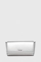Calvin Klein torebka nie mieści A4 srebrny K60K611653