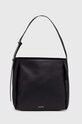 Τσάντα Calvin Klein απομίμηση λείου δέρματος μαύρο K60K611667
