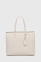 Kabelka Calvin Klein hladký béžová K60K611677