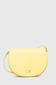 Kabelka Calvin Klein imitácia kože žltá K60K611679