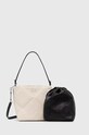 Calvin Klein torebka nie mieści A4 beżowy K60K611752