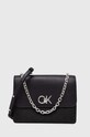 Calvin Klein torebka nie mieści A4 czarny K60K611877