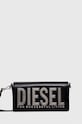 Diesel torebka skórzana nie mieści A4 czarny X09775.P6183