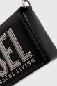 Accessori Diesel borsa a mano in pelle X09775.P6183 nero