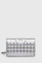 Torbica Tory Burch Fleming Soft Metallic Ne ustreza A4 srebrna 154945.040